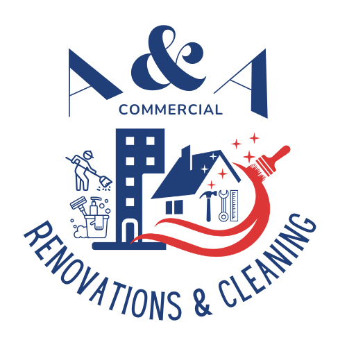 Logo design for A&A Renovations & Cleaning in Greenville, SC by Sauce Logic Web Design