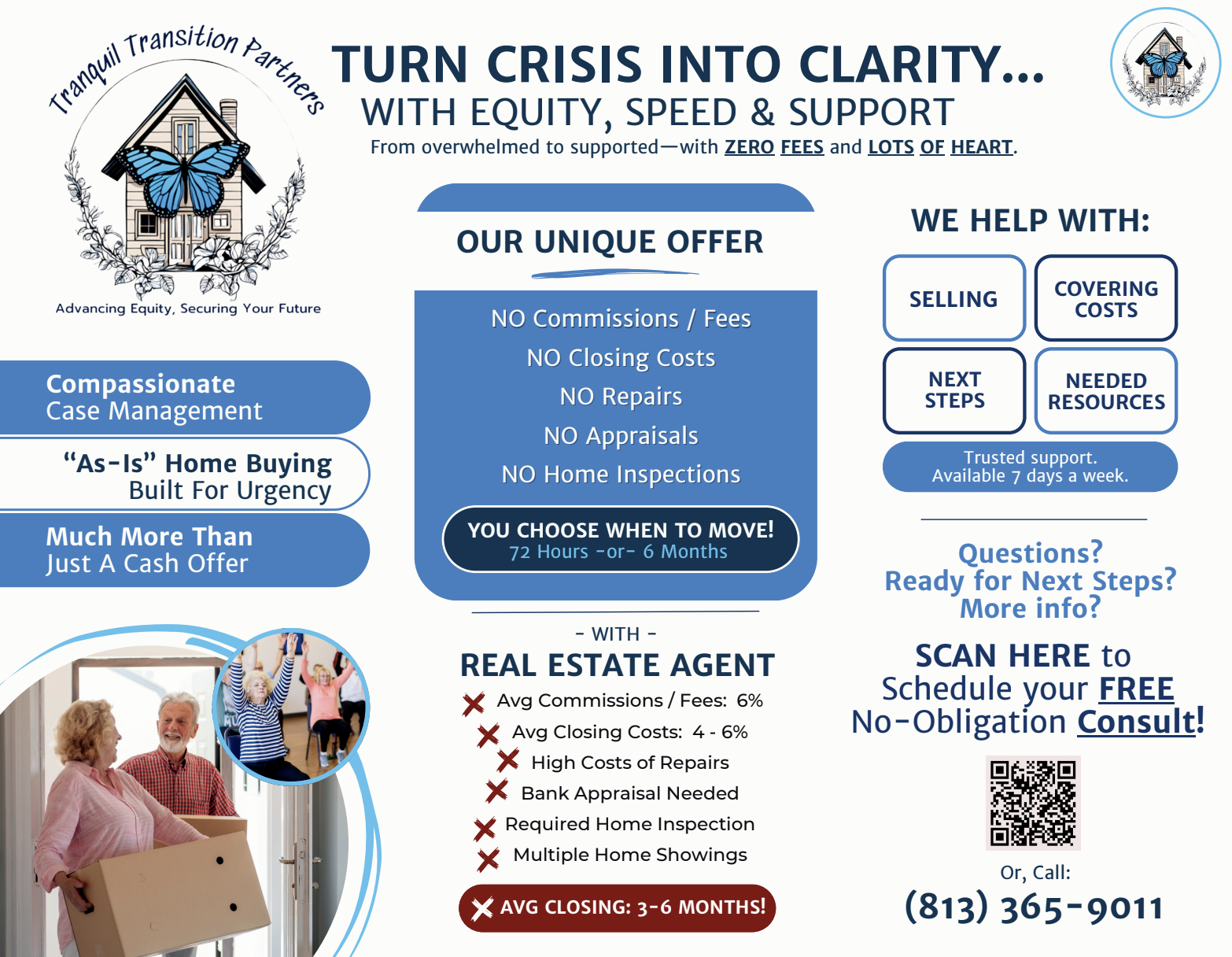 Brochure Design design for Tranquil Transition Partners in Tampa, FL by Sauce Logic Web Design